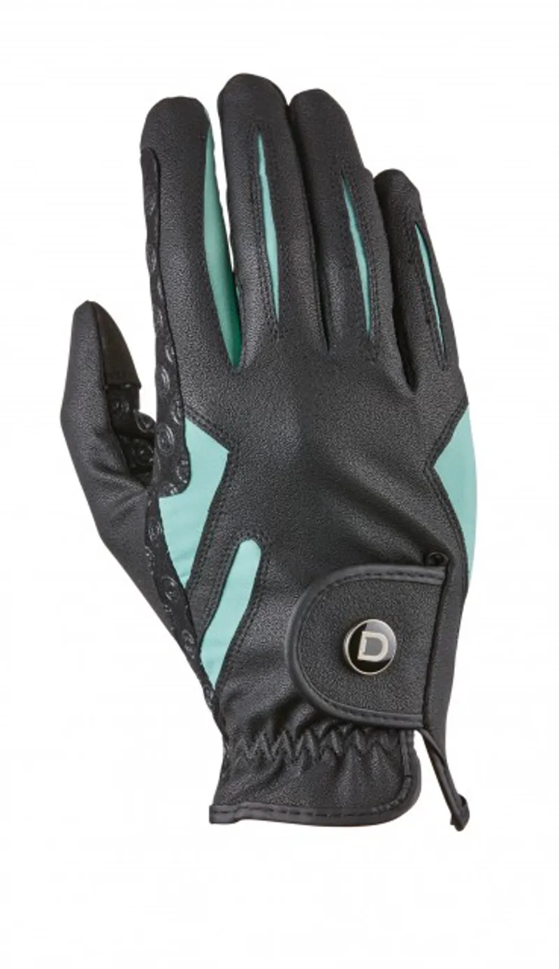 Dublin Cool-It Gel Riding Glove Black/Teal